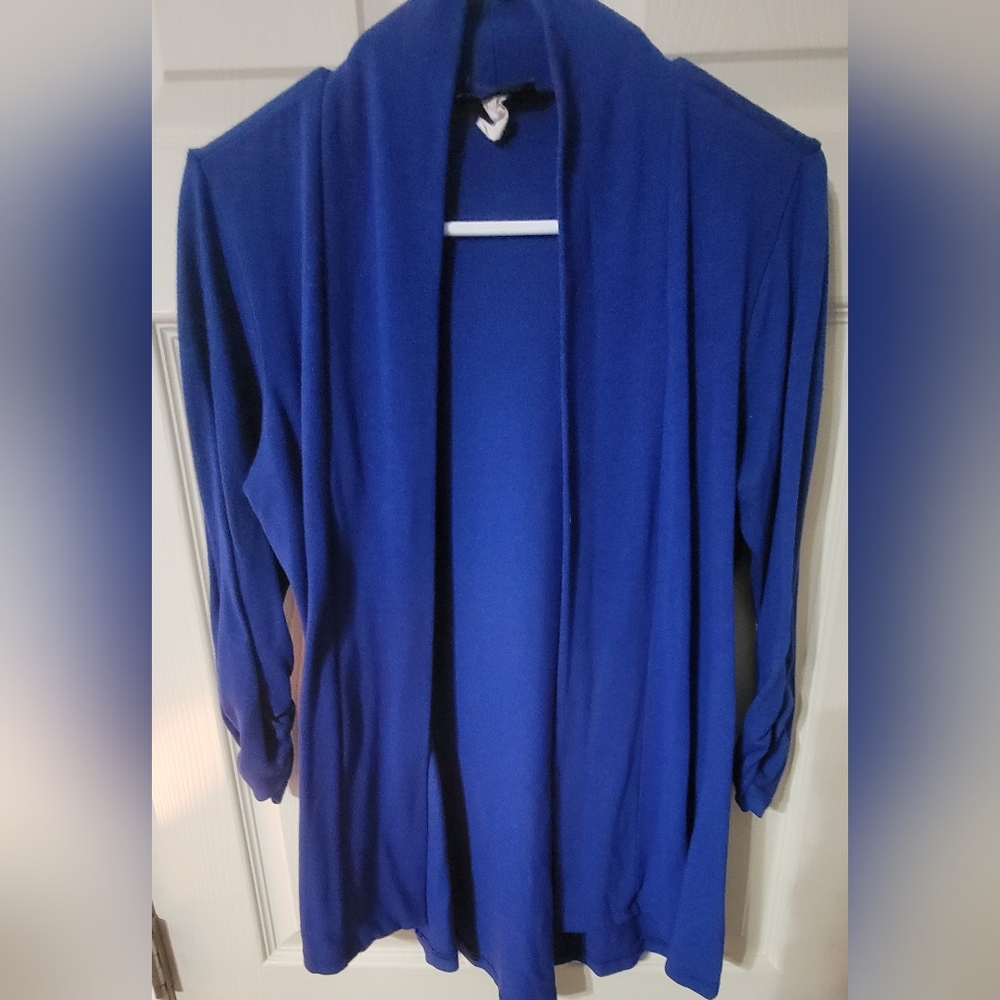 Stylish Women's Blue Cardigan